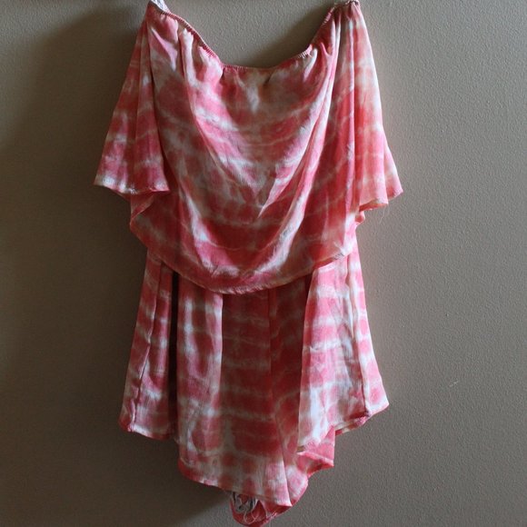 Modlook 29: Tie Dye Strapless Romper - Picture 1 of 4